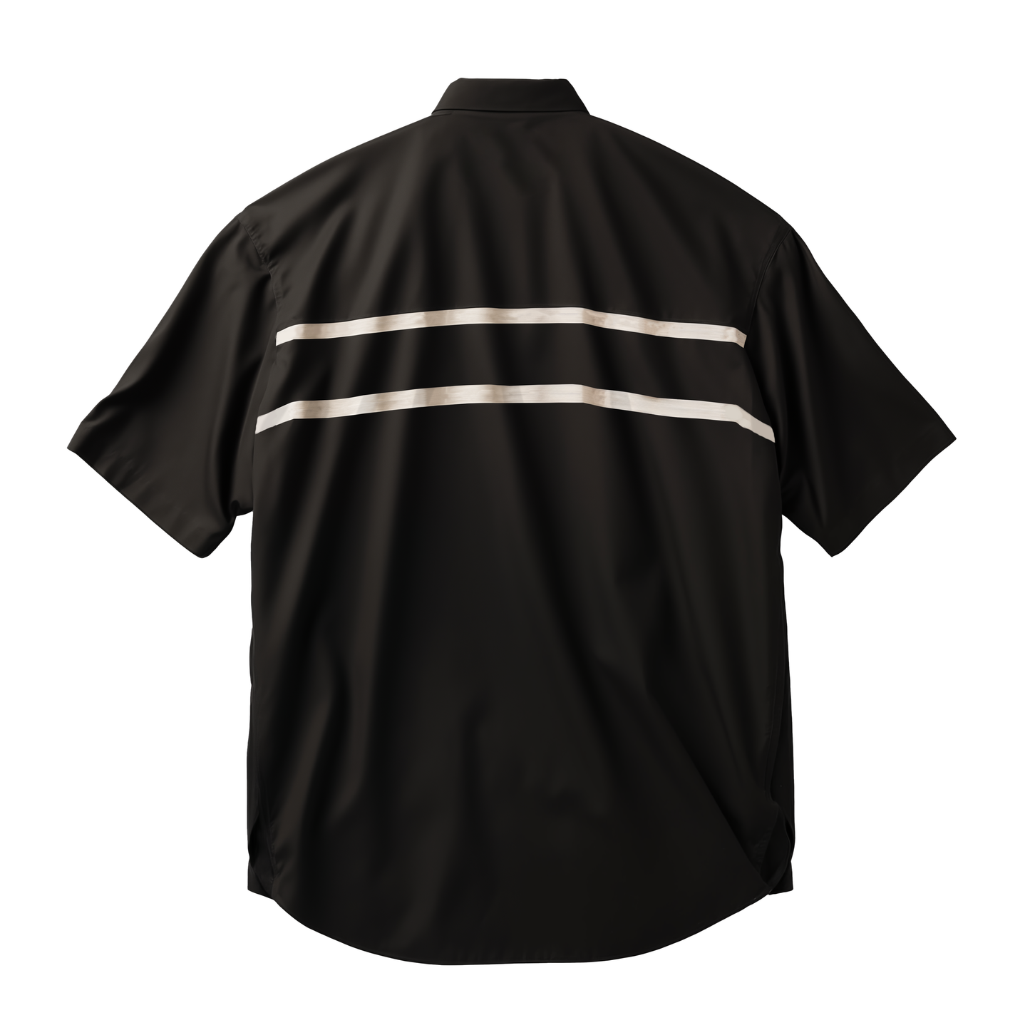 "Big Cross" Button Up Short-Sleeve