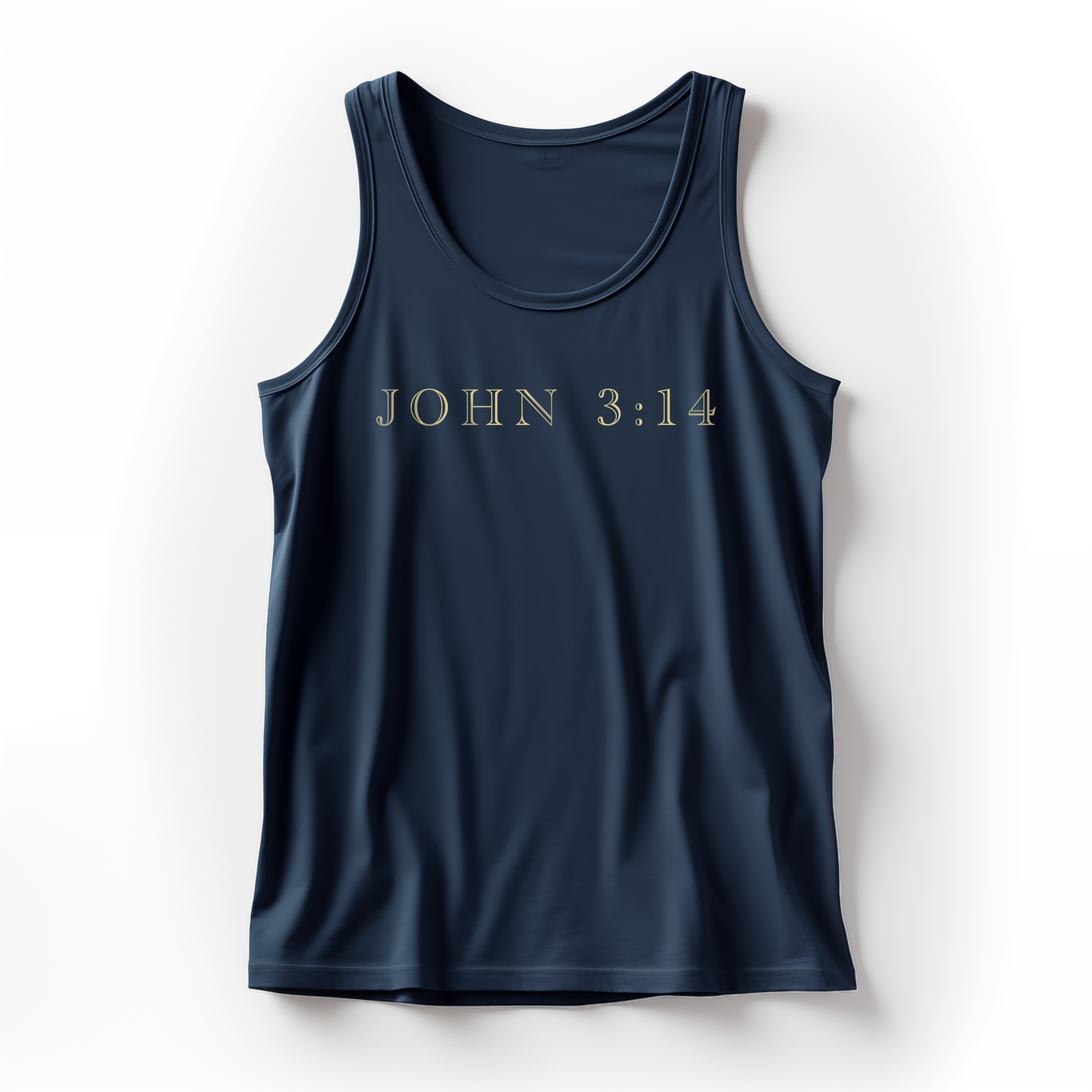 John 3:14 Tank Top – Blue