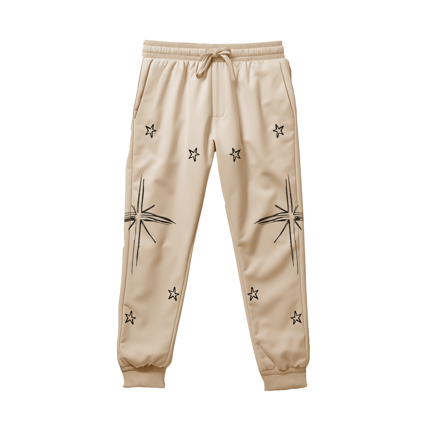 Star Cross Sweatpants – Cream