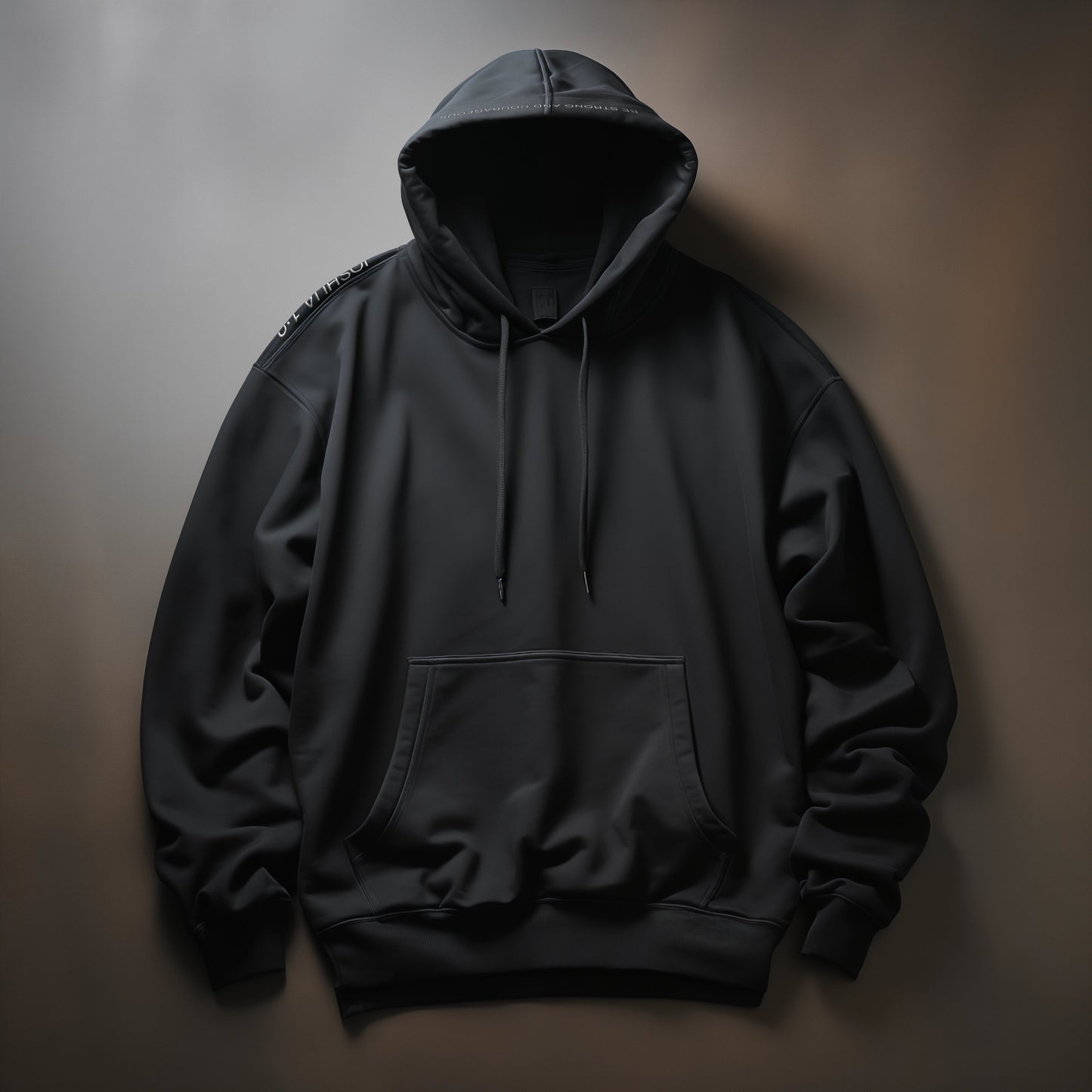 "BE STRONG" Black Hoodie