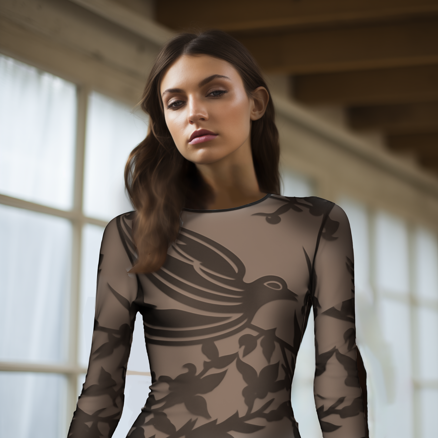 Dove Mesh Longsleeve