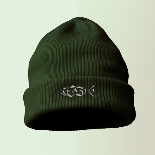 Jesus Fish Beanie - Green