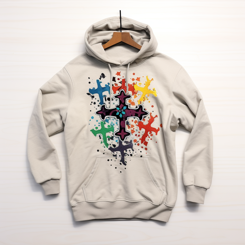 Paint Bucket Cross Hoodie